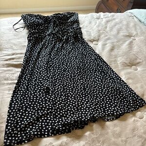 Anne Klein size 12 summer or resort wear dress  polka dot sleeveless dress